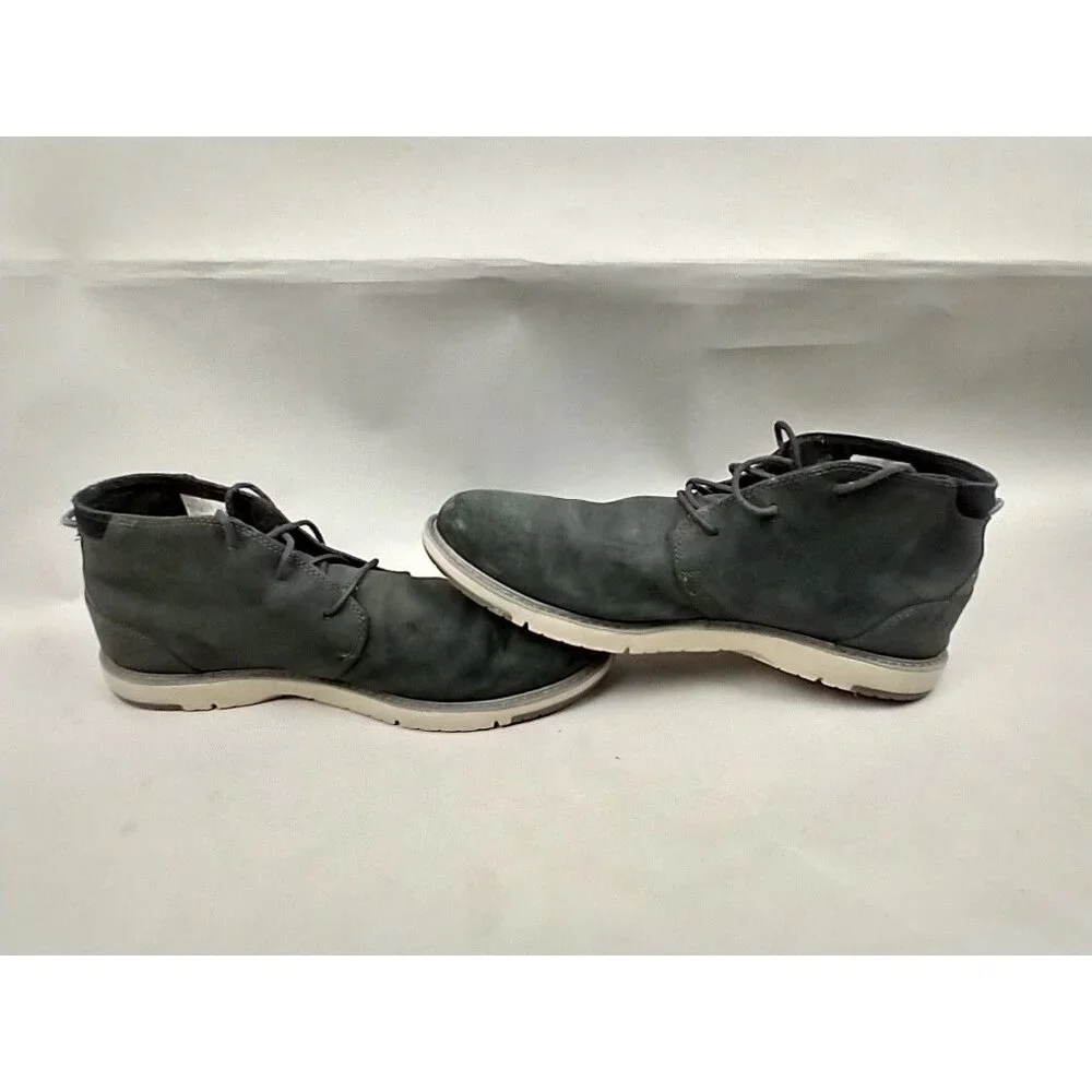 TOMS Men's Navi Moc Chukka Mens 13 Leather/Suede Lace Up Brown‎ Boots